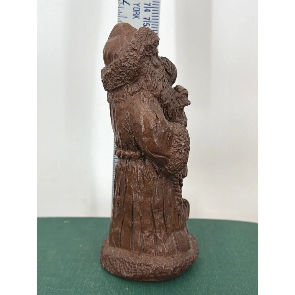 Vintage Red Mill Father Christmas Santa Claus Figurine Hobby Horse 6.5 Inch